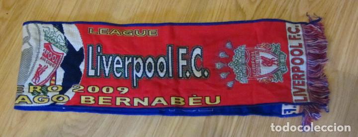 Collezionismo sportivo: BUFANDA MATCH DAY SCARF FOOTBALL UEFA CHAMPIONS LEAGUE REAL MADRID LIVERPOOL PARTIDO