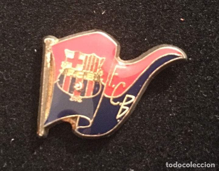 Sammelleidenschaft Sport: Pin bandera FC Barcelona