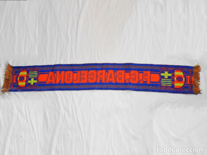 Coleccionismo deportivo: Bufanda F. C. BARCELONA - Foto 2