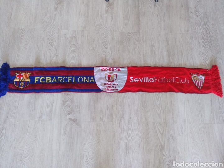 Sammelleidenschaft Sport: Bufanda final Copa del Rey 2016 FC Barcelona Sevilla