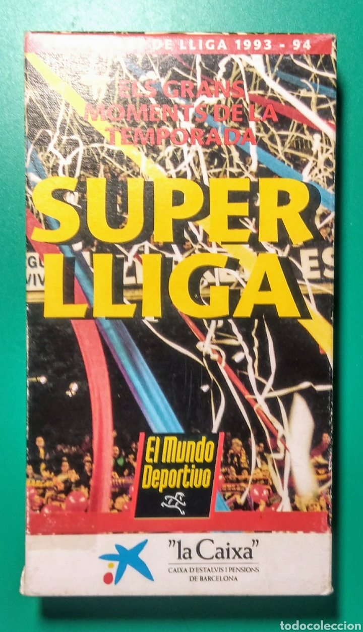 Coleccionismo deportivo: V&iacute;deo VHS. Super Lliga Bar&ccedil;a. 1993-94. - Foto 1
