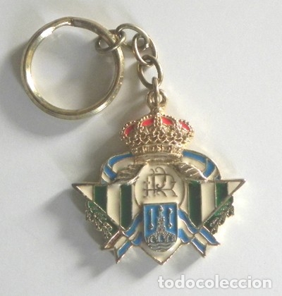 Sammelleidenschaft Sport: llavero de la PE&Ntilde;A CULTURAL B&Eacute;TICA MIGUEL ESPINA - ESCUDO - REAL BETIS BALOMPI&Eacute; - DEPORTE - F&Uacute;TBOL