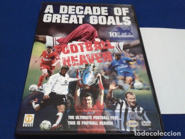 Sports collectibles: DVD ( A DECADE OF GREAT GOALS  - FOOTBALL HEAVEN ) PREMIER LEAGUE 2003