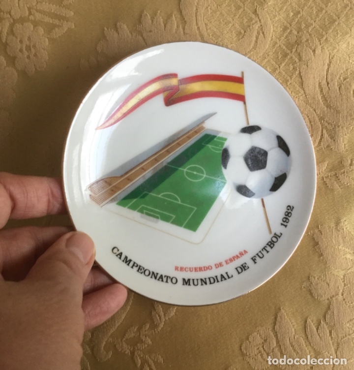 Sammelleidenschaft Sport: PLATO CENICERO DEL MUNDIAL DE F&Uacute;TBOL DE ESPA&Ntilde;A 1982