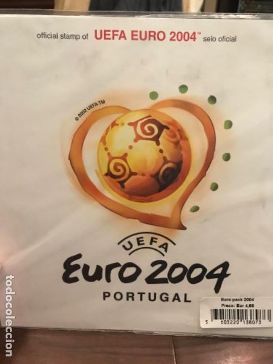 Sammelleidenschaft Sport: Sello Oficial UEFA EURO 2004. Contiene 9 sellos de emisi&oacute;n especial. Sin abrir