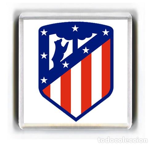 Sammelleidenschaft Sport: IMAN ACRILICO NEVERA - FUTBOL ESCUDO ATLETICO DE MADRID