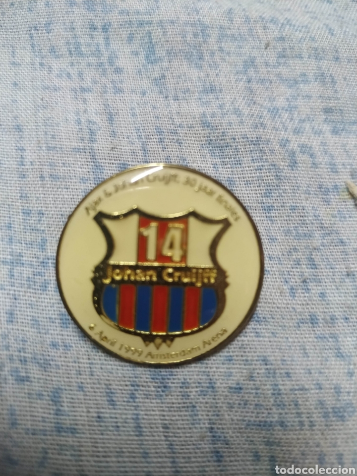 Coleccionismo deportivo: Pin Homenaje Joham Cruijff Cruyff Amsterdam Arena 1999
