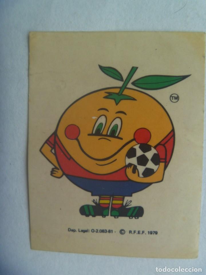 Coleccionismo deportivo: MUNDIAL DE FUTBOL D ESPA&Ntilde;A &acute;82 : PEGATINA DE LA MASCOTA NARANJITO