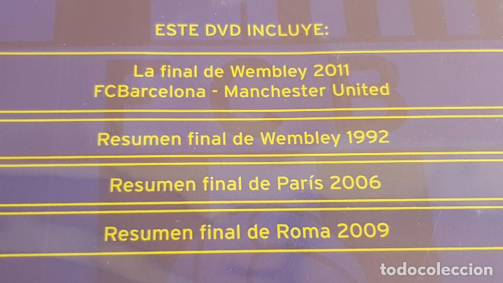 Coleccionismo deportivo: FC BARCELONA / CAMPEÓN DE EUROPA / FINAL DE WEMBLEY 2011 / DVD PRECINTADO. - Foto 2 - 202421771
