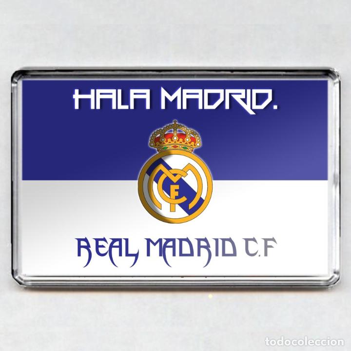 Coleccionismo deportivo: IMAN acr&iacute;lico NEVERA - REAL MADRID