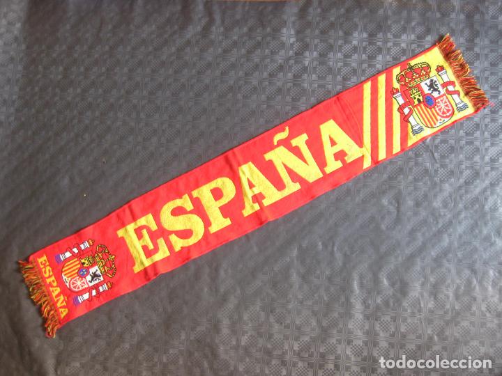 Coleccionismo deportivo: BUFANDA DE LA SELECCI&Oacute;N ESPA&Ntilde;OLA - ESPA&Ntilde;A - Foto 1