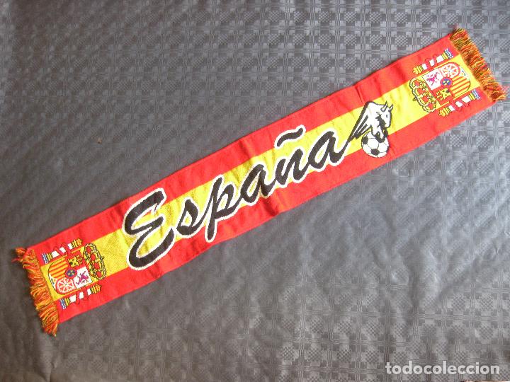 Coleccionismo deportivo: BUFANDA DE LA SELECCI&Oacute;N ESPA&Ntilde;OLA - ESPA&Ntilde;A - Foto 1