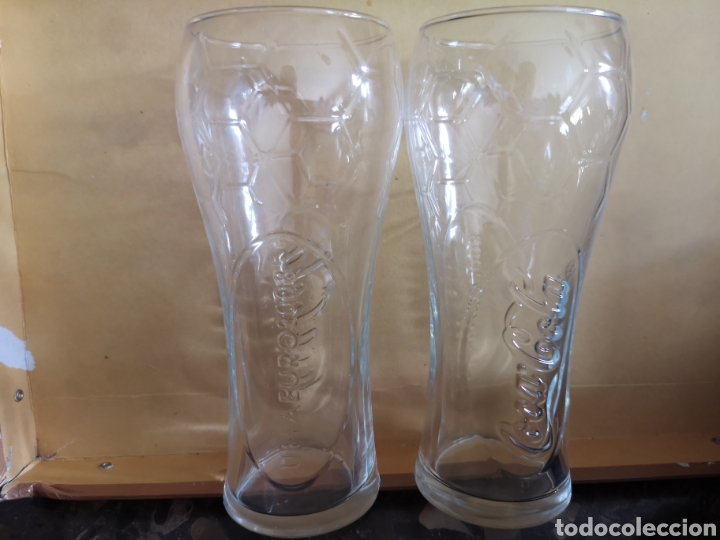 Coleccionismo deportivo: 2 vasos de Coca-Cola Euro 2008 - Foto 2