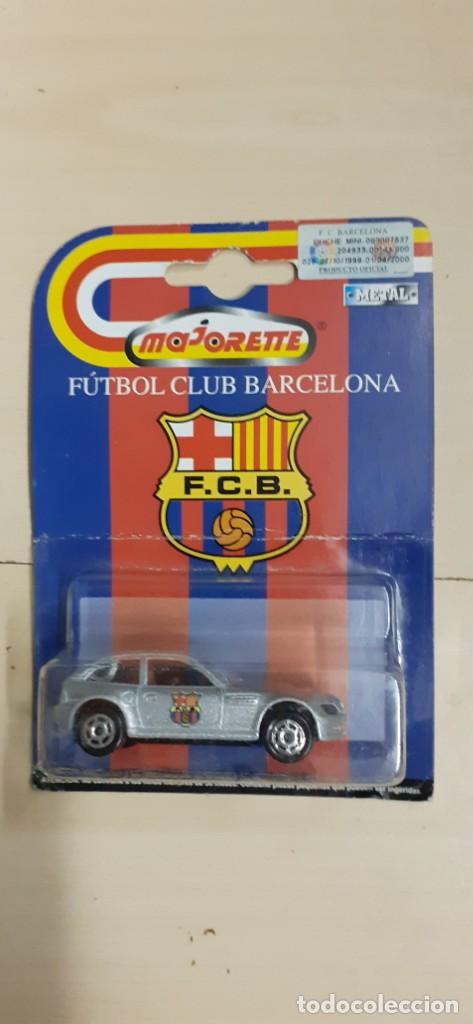 Coleccionismo deportivo: BLISTER FCB BARCELONA COCHE MAJORETTE BMW E 1/53 NUEVO
