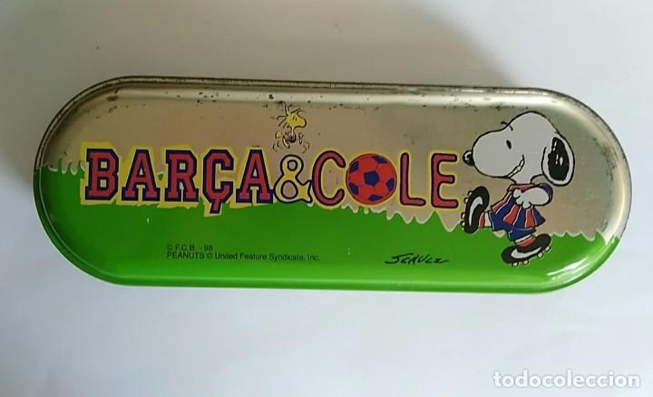 Coleccionismo deportivo: BAR&Ccedil;A & COLE CON SNOOPY F.C.B. 98 PEANUTS BARCELONA FCB STAR LINE