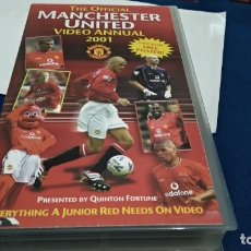 Coleccionismo deportivo: VHS ( THE OFFICIAL MANCHESTER UNITED - VIDEO ANNUAL 2001 ). Lote 217165663