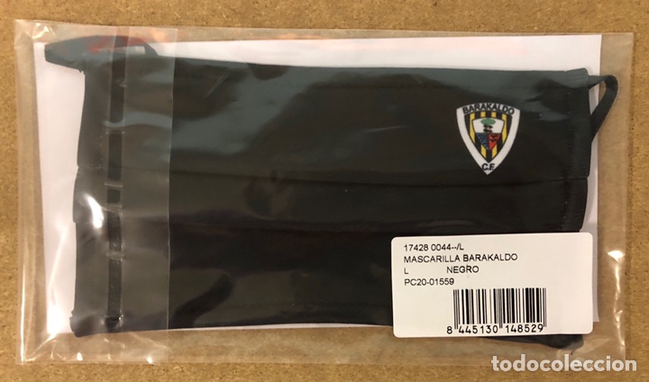 Sammelleidenschaft Sport: BARAKALDO C.F. MASACARILLA HIGI&Eacute;NICA REUTILIZABLE HOMOLOGADA OFICIAL. TALLA: L.