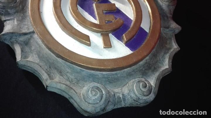 Coleccionismo deportivo: ESCUDO PARED REAL MADRID - Foto 6