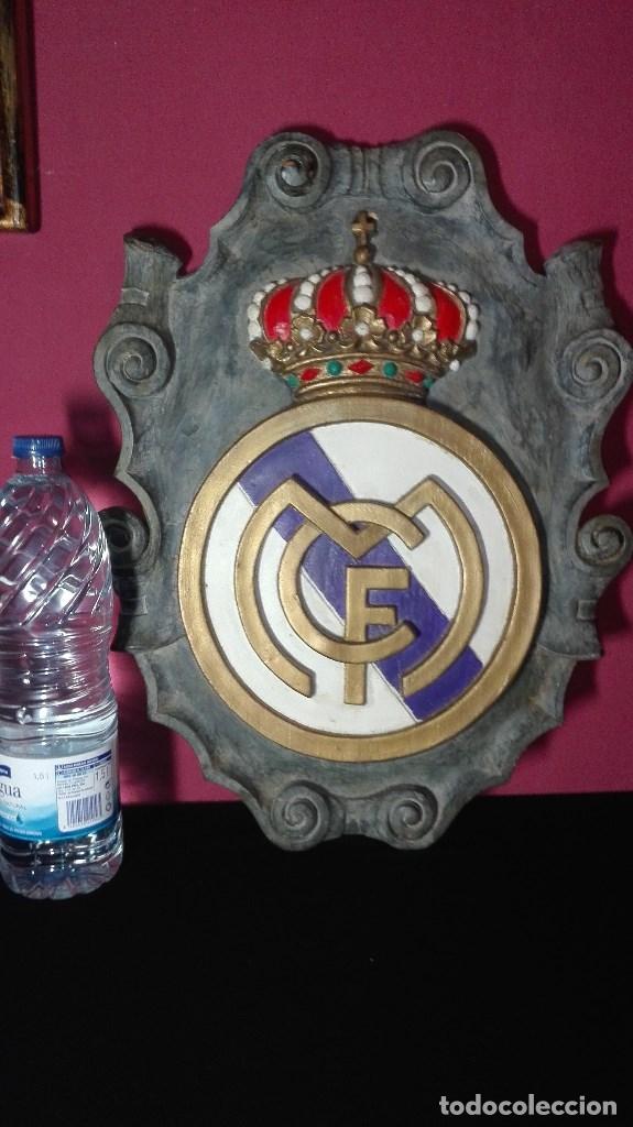 Coleccionismo deportivo: ESCUDO PARED REAL MADRID - Foto 9