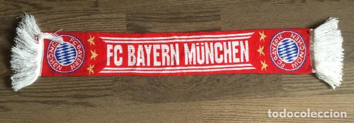 Sammelleidenschaft Sport: Bayern de Munich. Bufanda peque&ntilde;a (86 cm + flecos).
