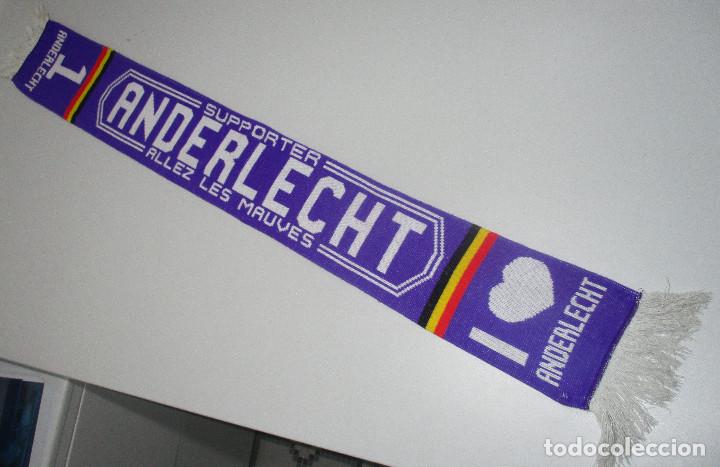 Écharpe Football Vintage - RSC Anderlecht - Belgique - Supporteur - Bon état