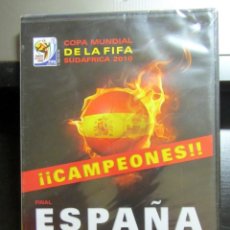 Coleccionismo deportivo: DVD FINAL MUNDIAL 2010 ESPAÑA VS HOLANDA CAMPEON SUDAFRICA FIFA WORLD CUP FOOTBALL GOL INIESTA. Lote 224760521