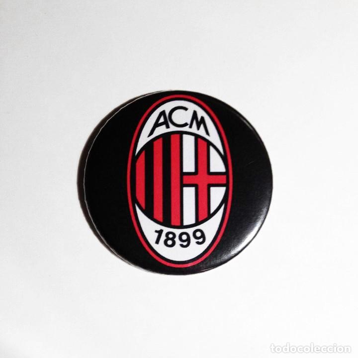 Coleccionismo deportivo: AC MILAN - IM&Aacute;N NEVERA 59mm - Foto 1
