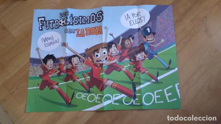 Collectionnisme sportif: Poster 84 x 60 -- Los Futbol&iacute;simos con la Roja -- Mundial f&uacute;tbol Brasil 2014