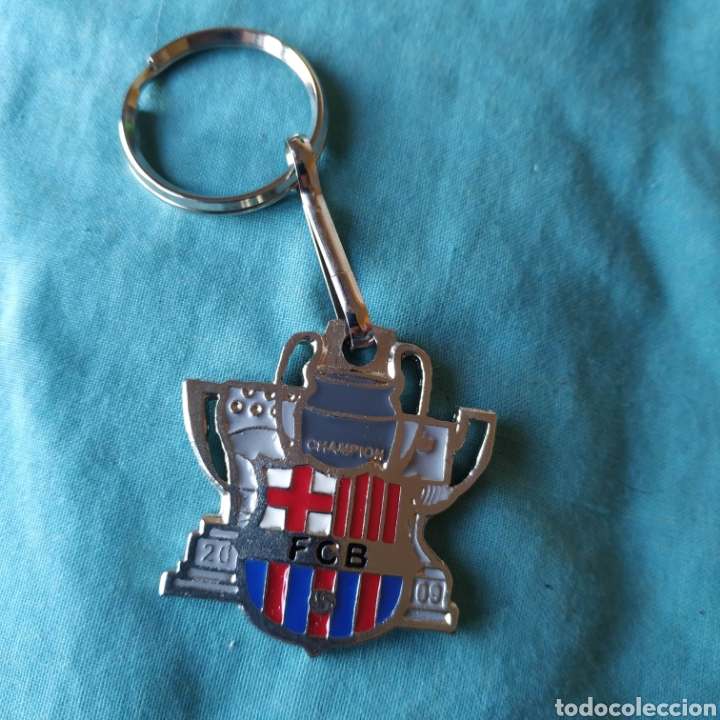 Sammelleidenschaft Sport: Llavero FC Barcelona key chain tricampe&oacute;n Copa Liga Champions 2009