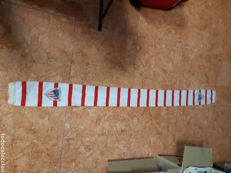Sammelleidenschaft Sport: Bufanda Futbol Athletic Club de Bilbao a&ntilde;os 80 no es lana parece seda o similar