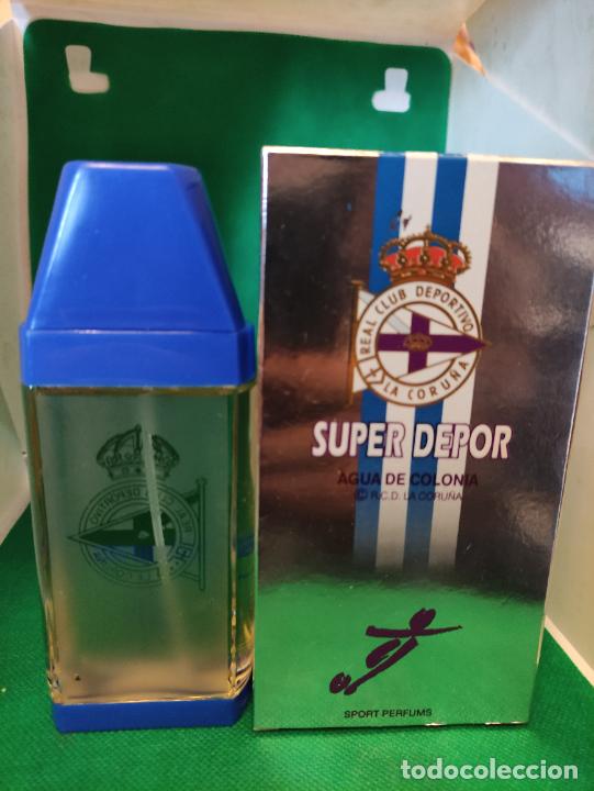 Coleccionismo deportivo: Agua de colonia Super Depor. Colonia masculina.Descatalogada 100ml .