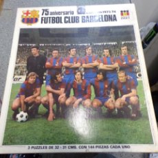 Coleccionismo deportivo: PUZZLE 75º ANIVERSARIO FUTBOL CLUB BARCELONA. Lote 246934235
