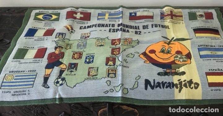 Collectionnisme sportif: Magnifico tapiz original mundial 82