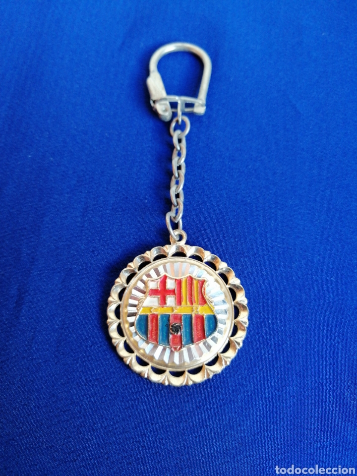 Sports collectibles: LLAVERO FUTBOL CLUB BARCELONA ANTIGUO