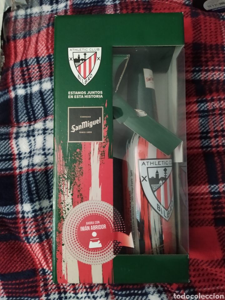 Coleccionismo deportivo: BOTELLA SAN MIGUEL ATHLETIC CLUB DE BILBAO