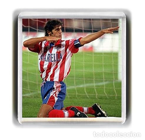 Coleccionismo deportivo: IMAN ACRILICO NEVERA - FUTBOL - KIKO NARVAEZ ATLETICO DE MADRID