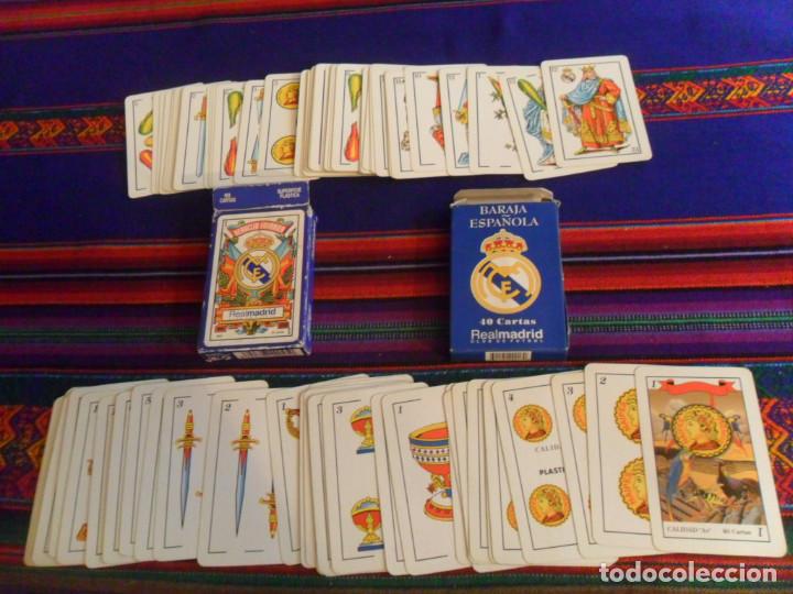 Sammelleidenschaft Sport: LA BARAJA DEL REAL MADRID CLUB DE FUTBOL FOURNIER Y BARAJA ESPA&Ntilde;OLA SUPER PLASTIFICADO 40 CARTAS.