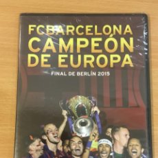 Coleccionismo deportivo: DVD FCB FÚTBOL CLUB BARCELONA VS JUVENTUS - FINAL CHAMPIONS BERLÍN 2015. PRECINTADO