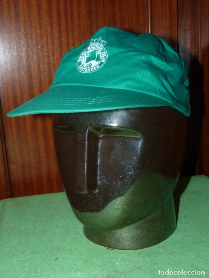 Coleccionismo deportivo: ANTIGUA GORRA FUTBOL RACING SANTANDER NUEVA MODELO RARO RETRO VINTAGE