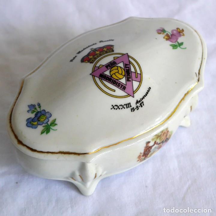 Sammelleidenschaft Sport: Caja de porcelana Pe&ntilde;a Madridista Penalty, Real Madrid 1987