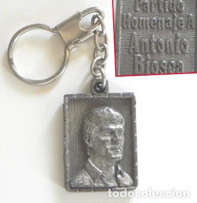 Sammelleidenschaft Sport: LLAVERO DE PARTIDO HOMENAJE A BIOSCA - JUGADOR B&Eacute;TICO - F&Uacute;TBOL DEPORTE BETICISMO REAL BETIS A&Ntilde;OS 80