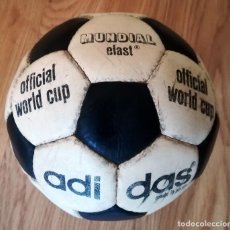 Coleccionismo deportivo: BALON ADIDAS BALL FOOTBALL MUNDIAL ELAST OFFICIAL WORLD CUP AUTOGRAFOS REAL ZARAGOZA MADE IN SPAIN