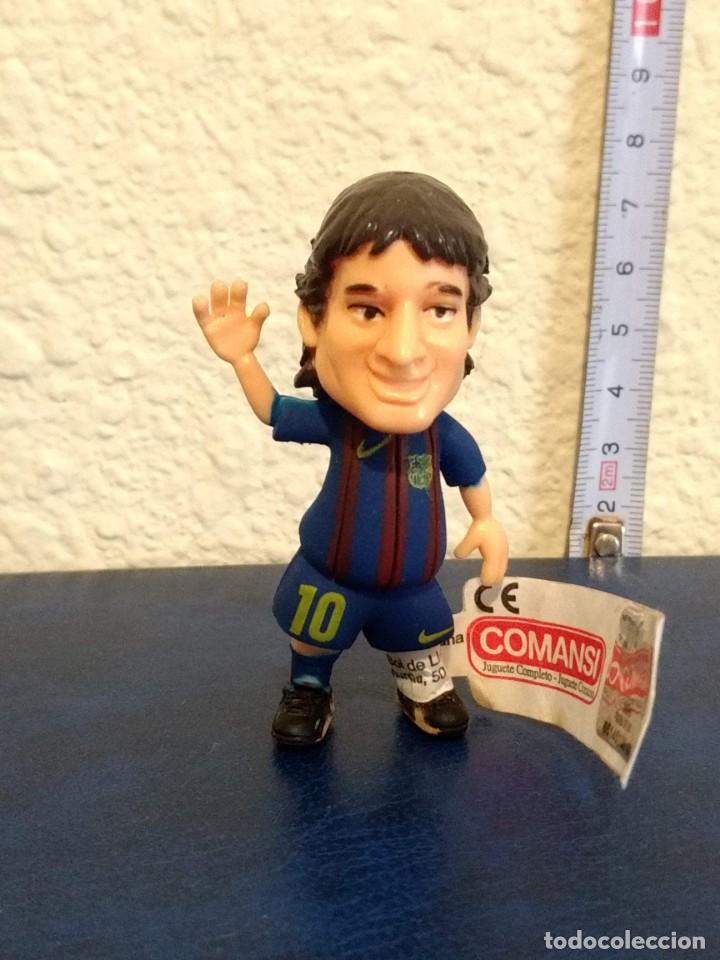 Sammelleidenschaft Sport: FIGURA PVC LEO MESSI FC BARCELONA FUTBOL MU&ntilde;ECO MEDIDA APROX. 7 CM