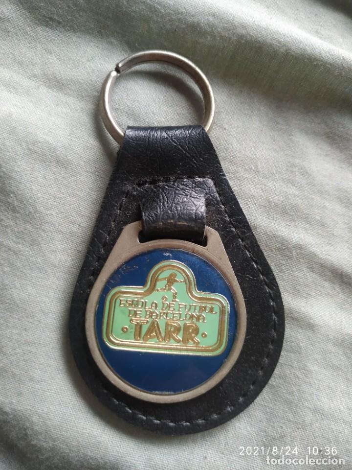 Sammelleidenschaft Sport: Llavero keychain Escola de f&uacute;tbol de Barcelona Tarr