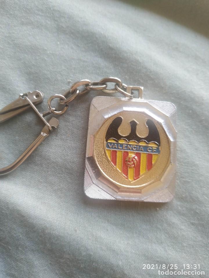 Sammelleidenschaft Sport: Llavero keychain equipo de f&uacute;tbol Valencia Club de F&uacute;tbol antiguo