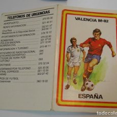 Coleccionismo deportivo: MUNDIAL 82 DE FUTBOL FOLLETO PUBLICIDAD AS DE OROS GANDIA