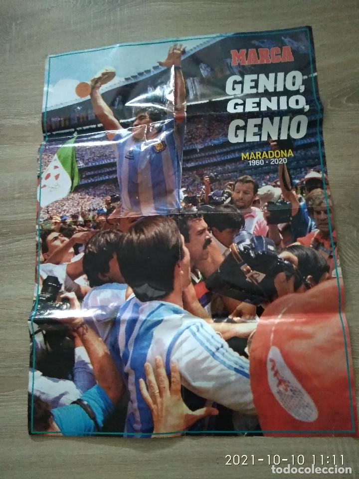 Coleccionismo deportivo: POSTER MARADONA 1960-2020