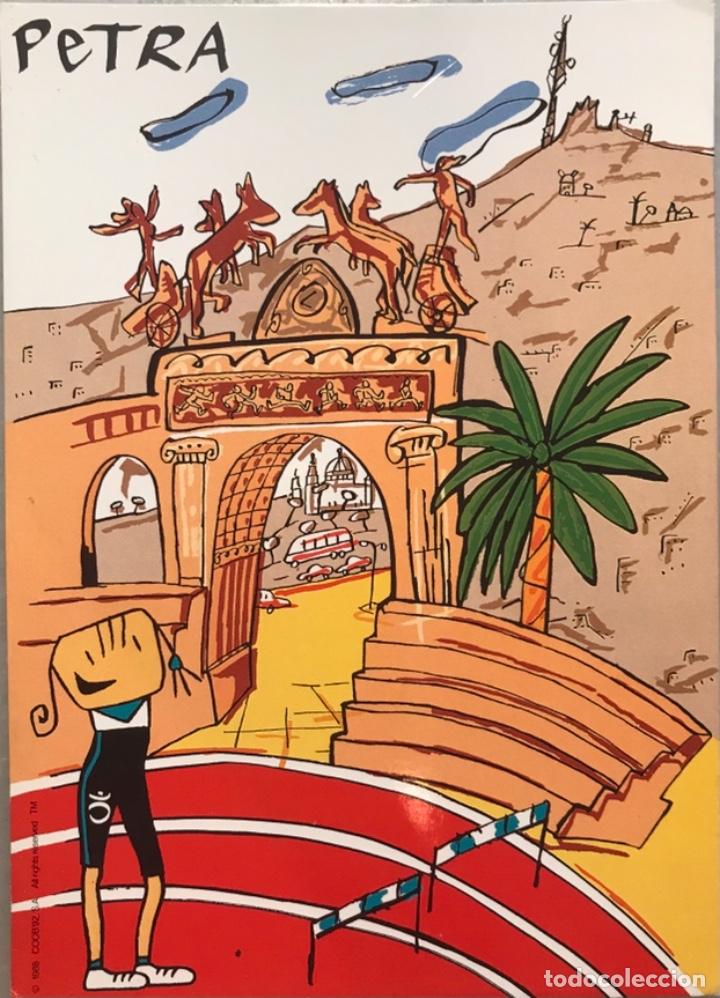 Coleccionismo deportivo: Tarjeta postal Petra mascota paralimpica Barcelona 92