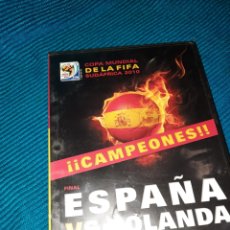 Coleccionismo deportivo: DVD ESPAÑA HOLANDA, FINAL MUNDIAL 2010 SUDÁFRICA, CAMPEONES. Lote 298767943