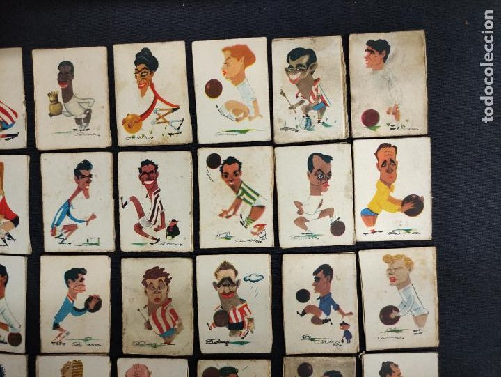 Coleccionismo deportivo: 73 FRONTALES Y TRASERAS DE CAJAS DE CERILLAS - FUTBOLISTAS - ORIGINAL AÑOS 50 - LEER INTERIOR - Foto 3 - 299391433